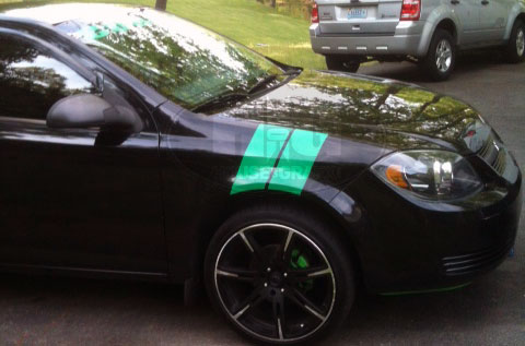Chevy Chevrolet Cobalt SS Pontiac G5 fender hash stripe decals